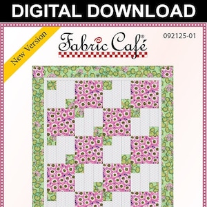 Garden Path 3-Yard Quilt Pattern - Digital Download