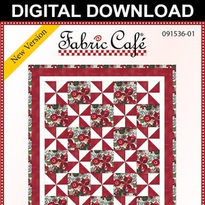 Pinwheel Plus One 3-Yard Quilt Pattern - Digital Download