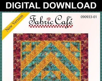 Kaleidoscope Downloadable 3 Yard Quilt Pattern