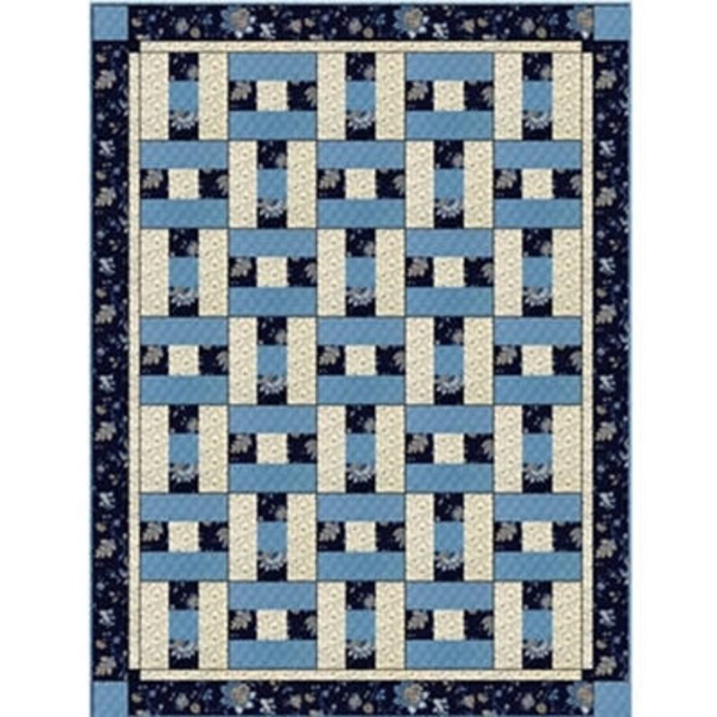 downloadable hopscotch quilt pattern easy 3 yard design etsy
