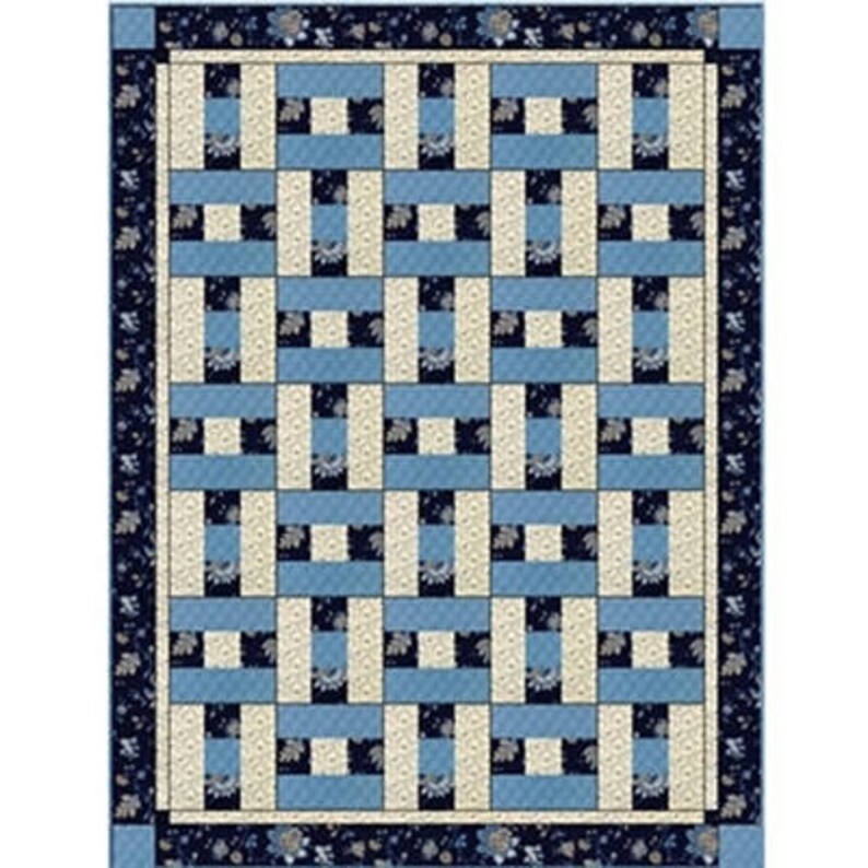 Downloadable Hopscotch Quilt Pattern Easy 3 Yard design image 3