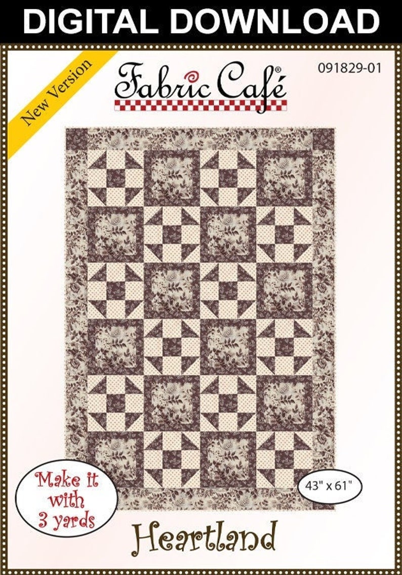 Heartland 3-Yard Quilt Digital Download