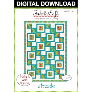 Arcade 3-Yard Quilt Pattern - Digital Download