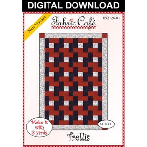 Trellis 3-Yard Quilt Pattern - Digital Download