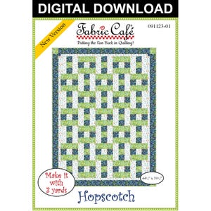 Hopscotch 3-Yard Quilt Pattern - Digital Download