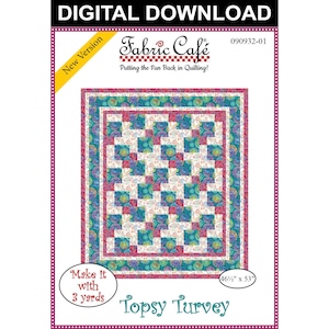 Topsy Turvey 3-Yard Quilt Pattern - Digital Download