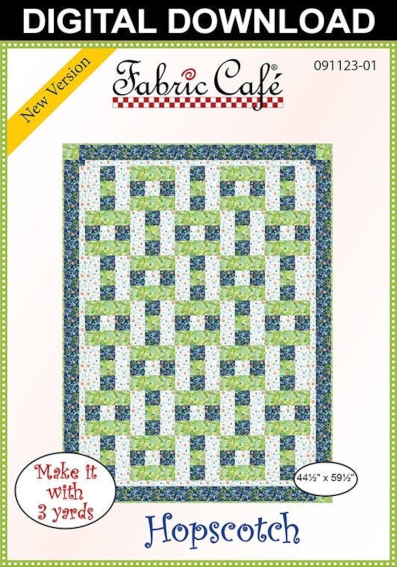 Hopscotch 3-Yard Quilt Digital Download