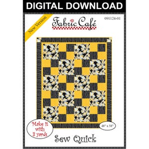 Sew Quick 3-Yard Quilt Pattern - Digital Download