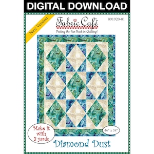Diamond Dust 3-Yard Quilt Pattern - Digital Download