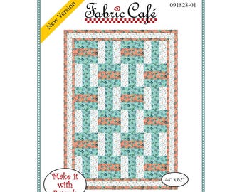 Rail Fence 3-Yard Quilt Pattern - Digital Download