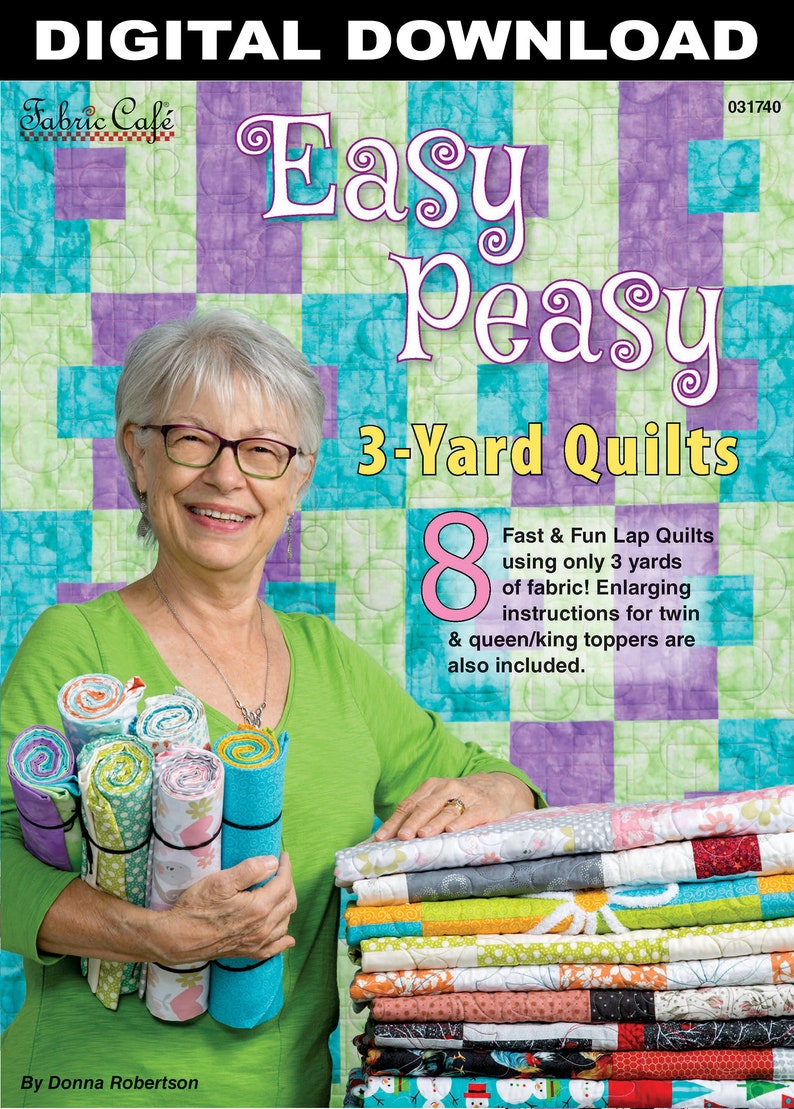 Easy Peasy 3-Yard Quilts Book Digital Download
