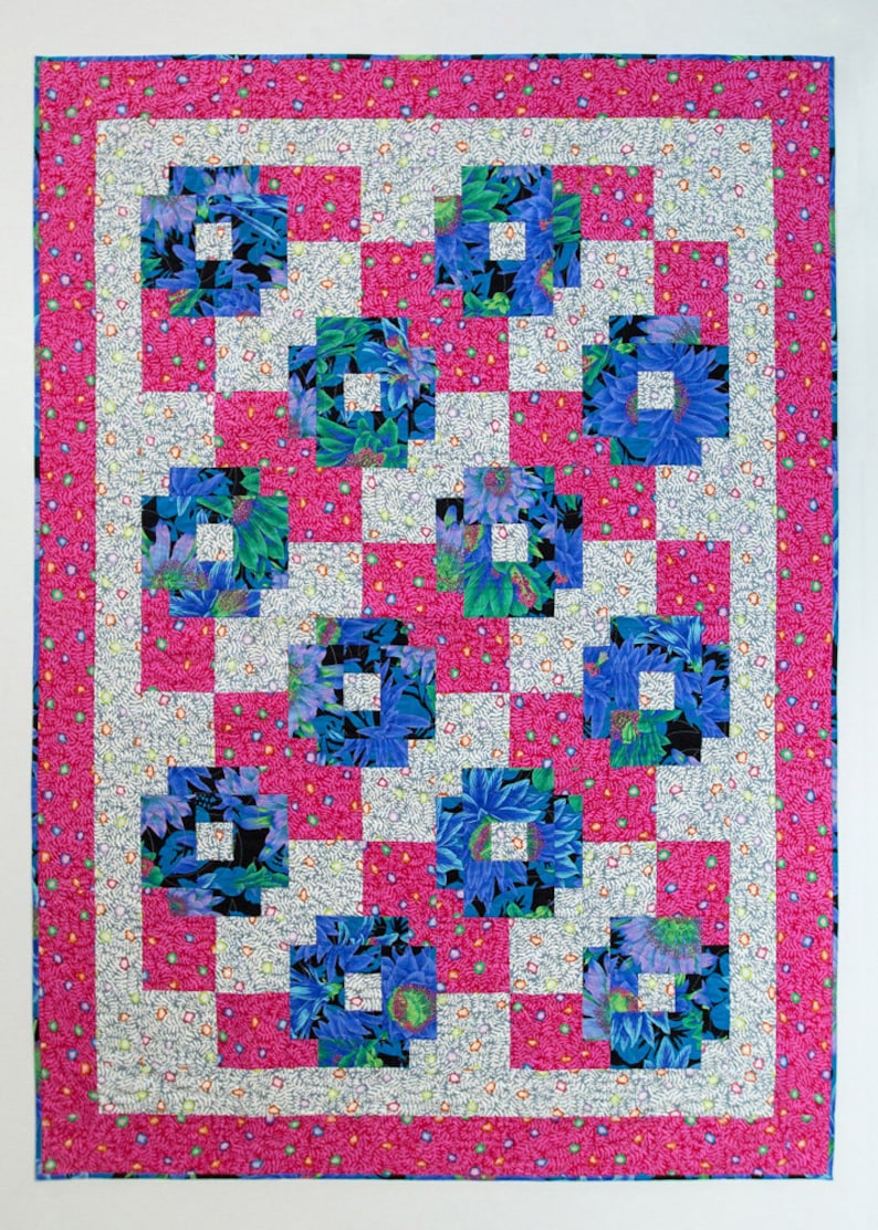 Quilts in A Jiffy 3 Yard Downloadable Quilts Book. 8 Great Etsy