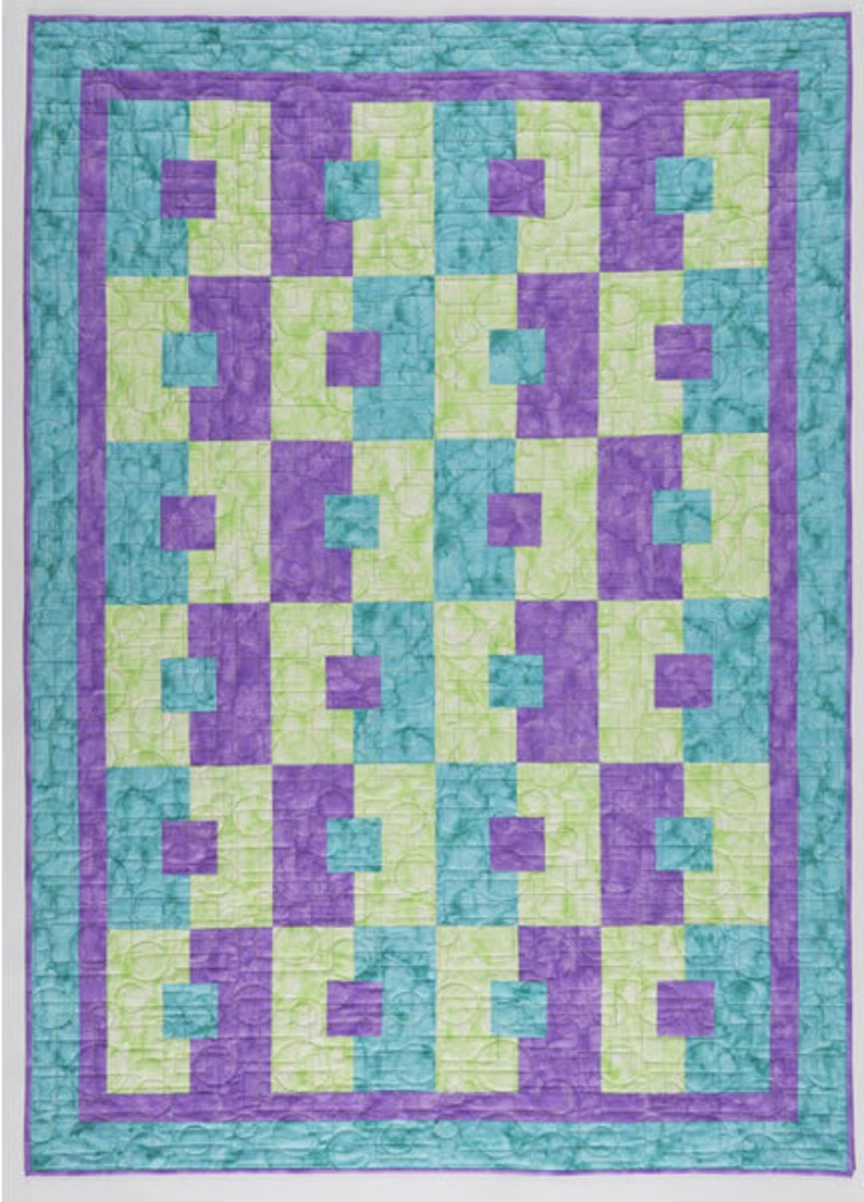 8 great quilt patterns for using 3 yards of fabric Easy Peasy 3 Yard Quilts book