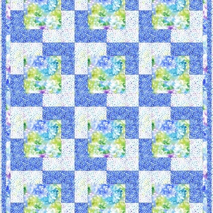 Downloadable Town Square Quilt Pattern Easy 3 Yard design image 5