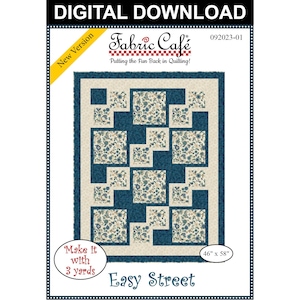 Easy Street Downloadable 3-Yard Quilt Pattern