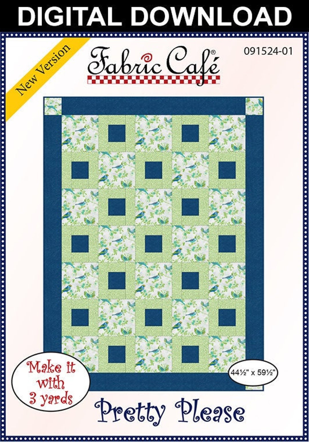 Easy Does It 3-Yard Quilts - Downloadable Pattern Book