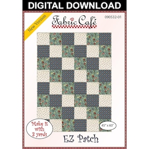 Patron de courtepointe 3 mètres EZ Patch - téléchargement numérique