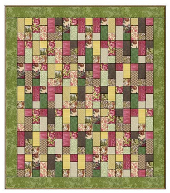 Downloadable 5 Yard Scrappy Quilt Pattern