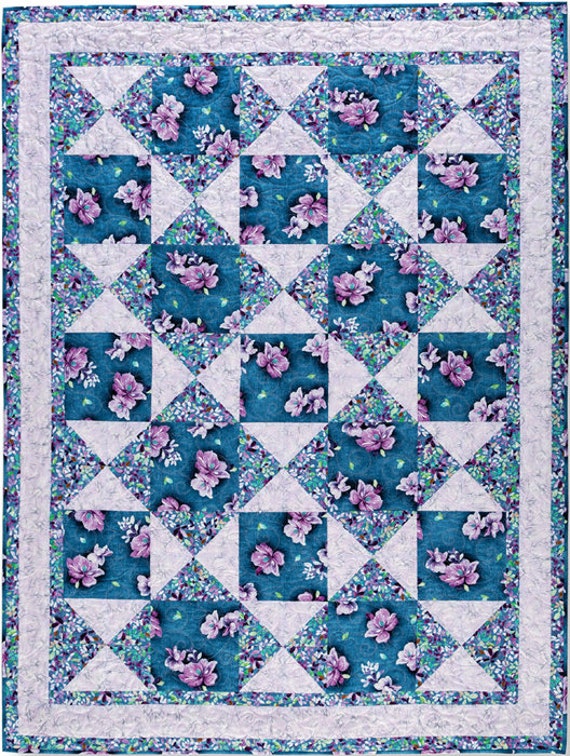Easy Peasy 3 Yard Quilts Book. 8 Great Quilt Patterns for Using 3