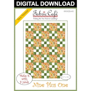Nine Plus One 3-Yard Quilt Pattern - Digital Download