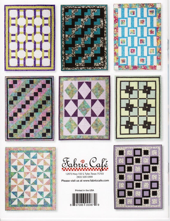 Fast & Fun 3 Yard Quilts Book. 8 Great Quilt Patterns for 