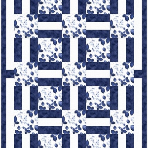 Downloadable Porch Rails Quilt Pattern Easy 3 Yard design image 6