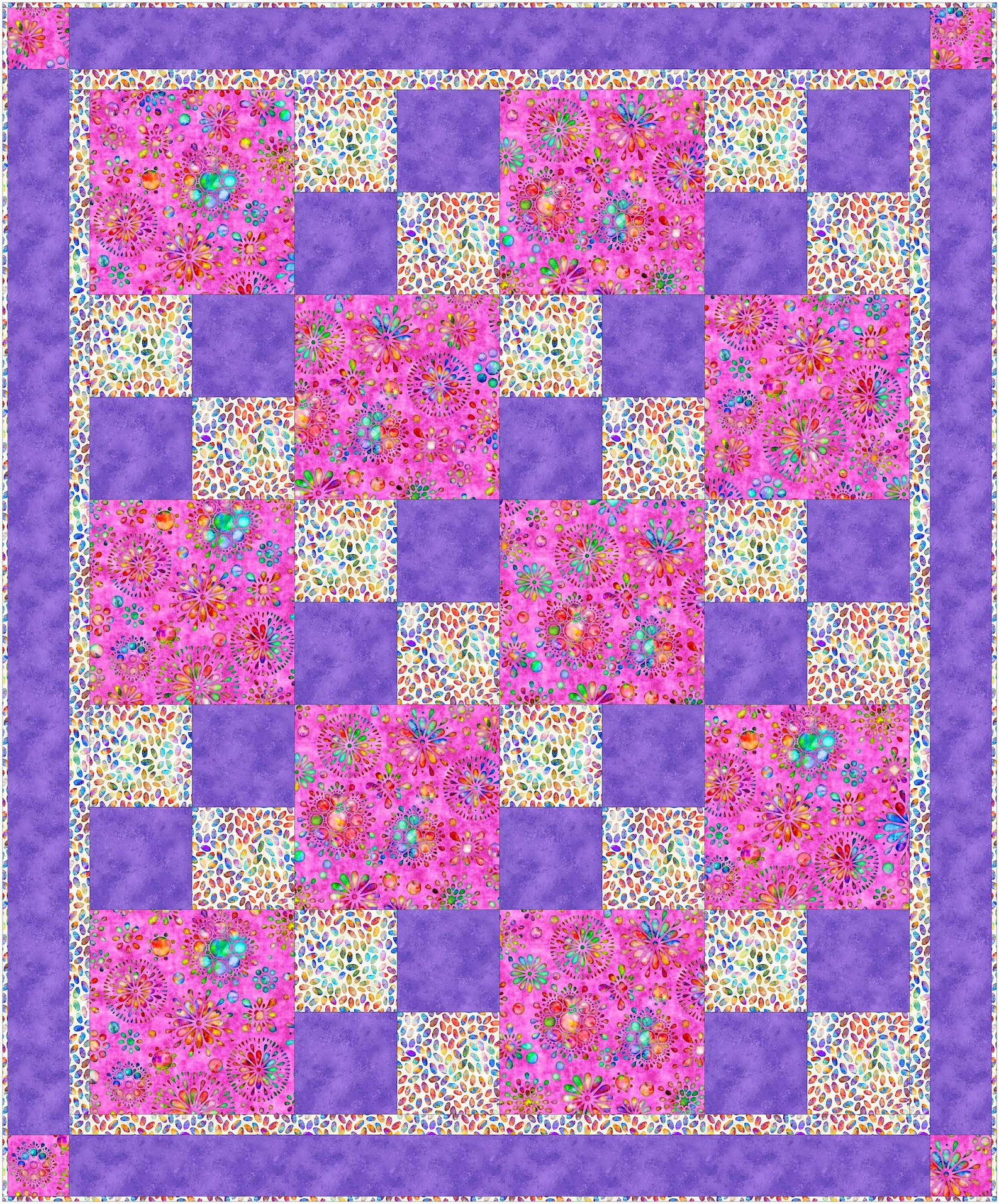 Downloadable Sew Quick 3 Yard Quilt Pattern Etsy