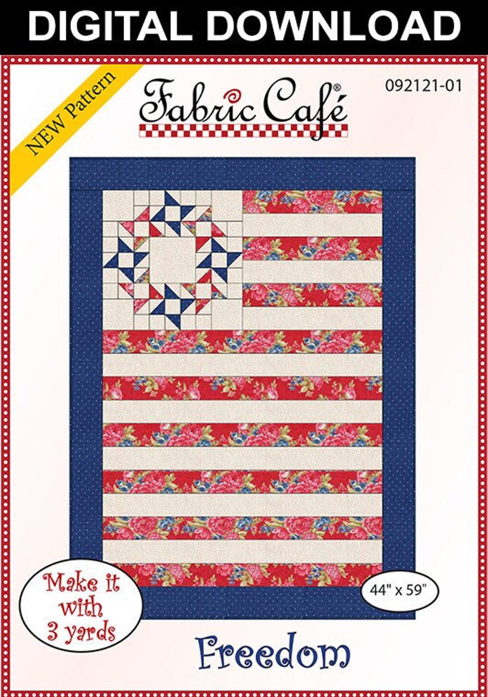 Downloadable Freedom Quilt Pattern - Etsy