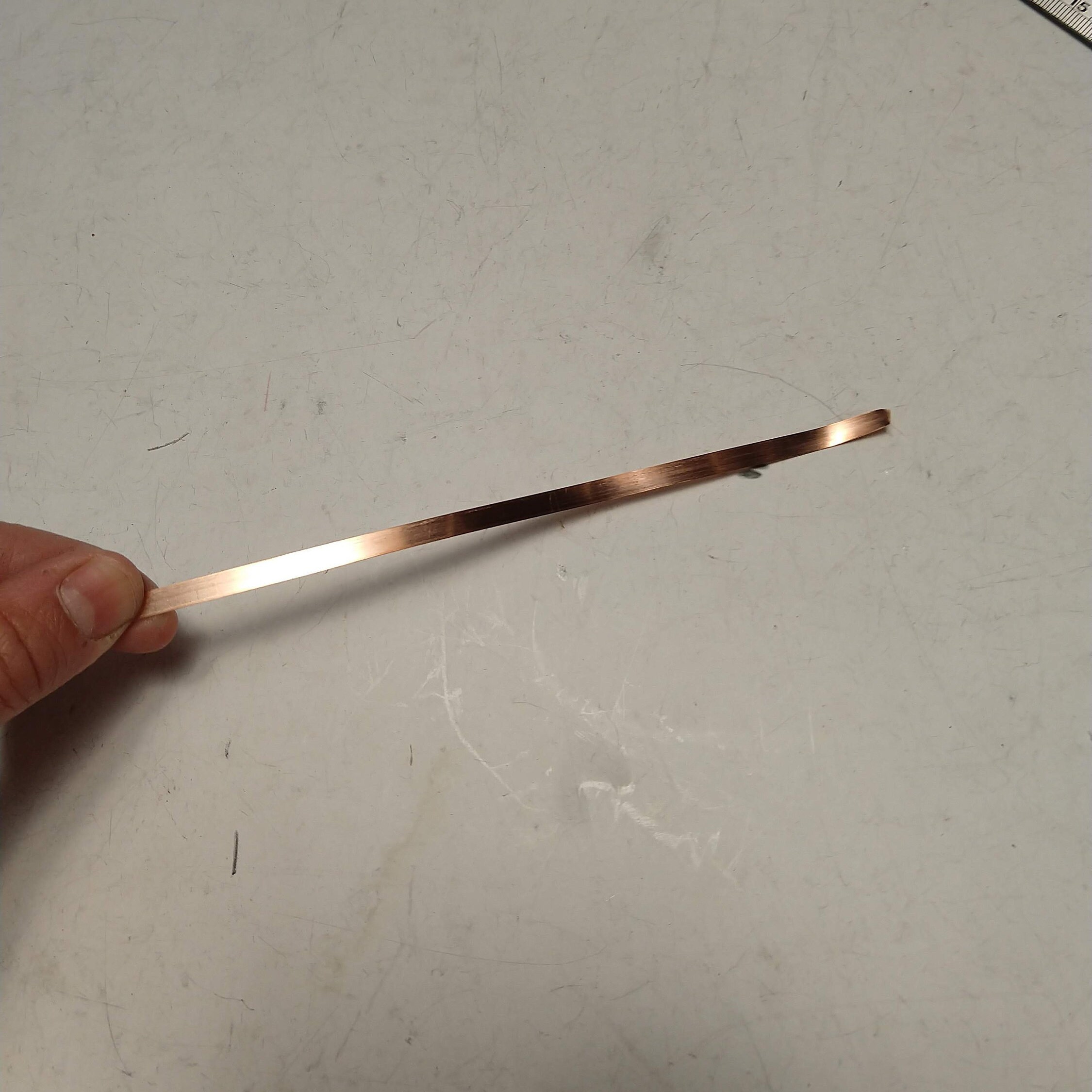 Raw brass Strip / tape .125 3mm inch wide 22 Etsy