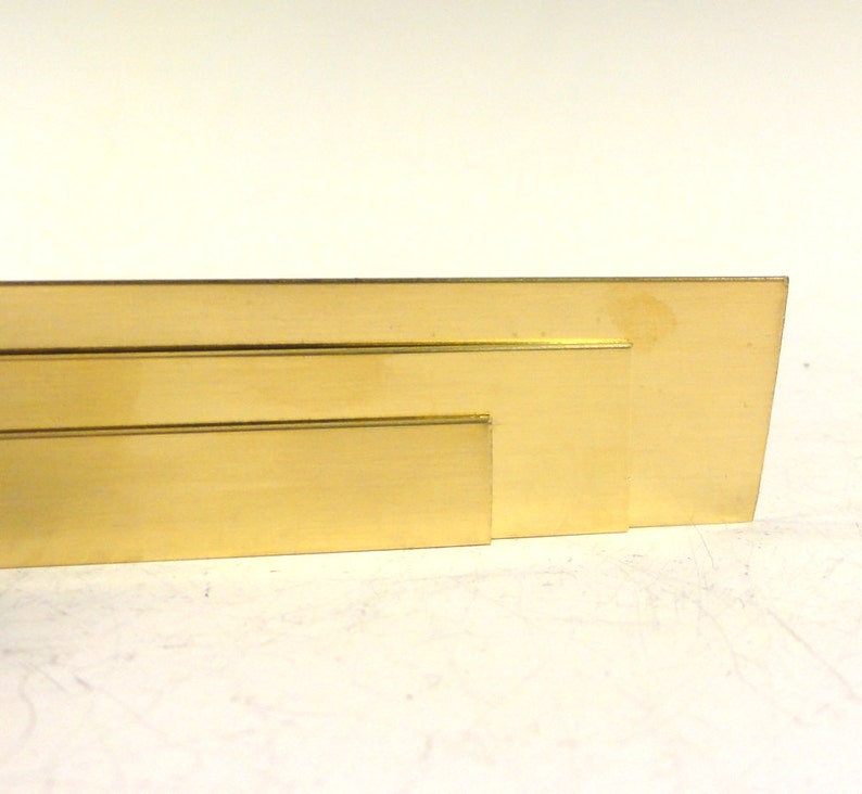 18 gauge .040 Brass Strip .75 wide 3/4 Etsy