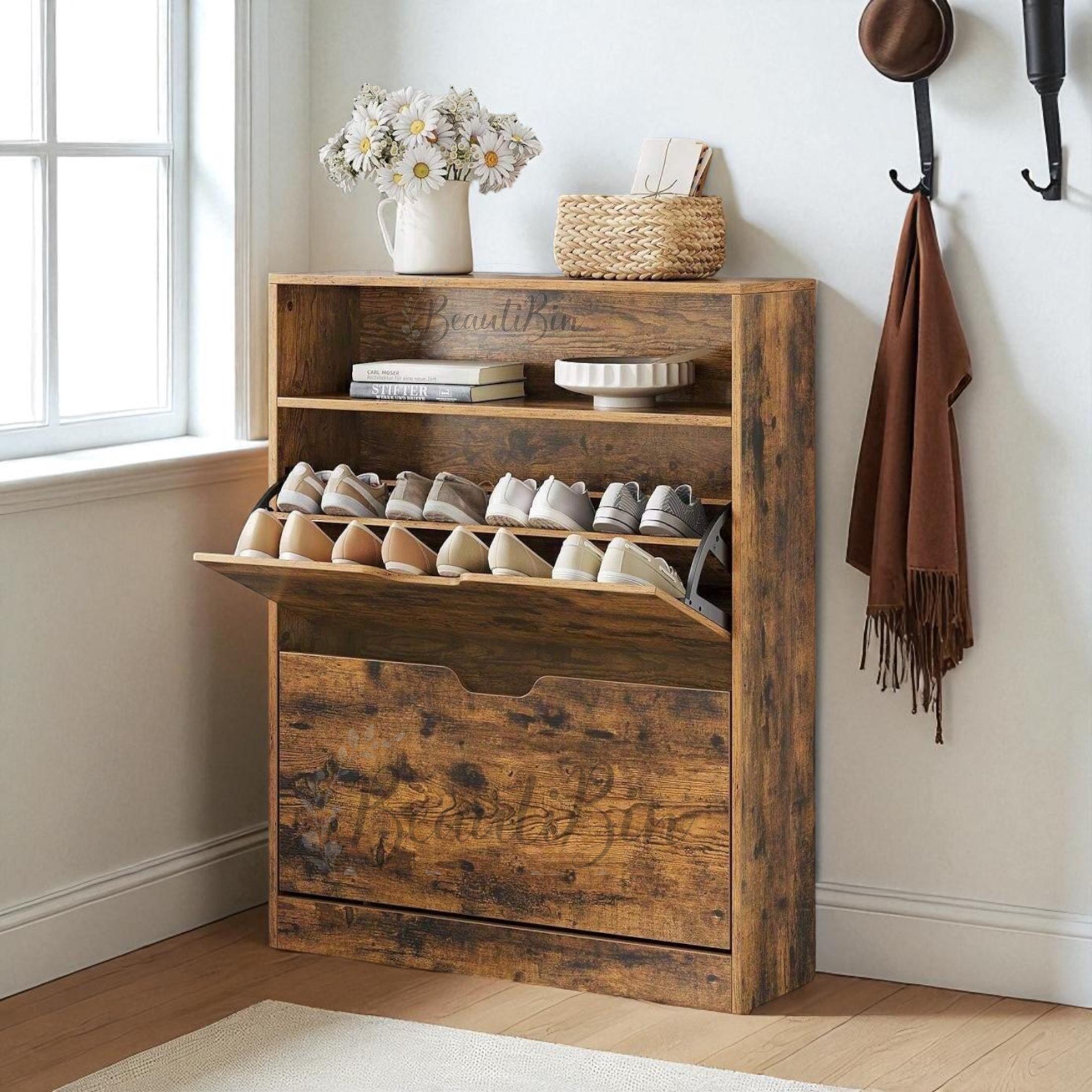 Narrow Shoe Cabinet UK