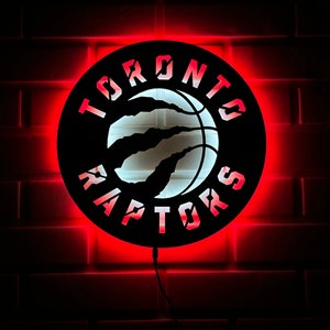Toronto Raptors Led Sign, Toronto Raptors Wall Art, Toronto Raptors Wall Decor, Raptors Decor, Toronto Gift, Toronto Raptors Wall Light