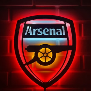 Arsenal Led Sign, Arsenal Wall Art, Arsenal Wall Sign, Arsenal Wall Decor, Arsenal Neon Sign, Arsenal Decor, Arsenal Gift,Arsenal Wall Light