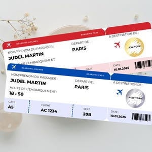 Surprise travel scratch card - Travel gift - Original gift - Valentine's Day