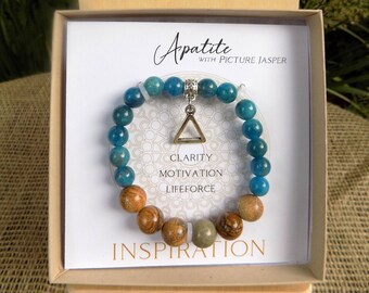 Apatite Inspirit Energy Bracelet - INSPIRATION