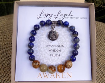 Lapis Lazuli Inspirit Energy Bracelet - AWAKEN