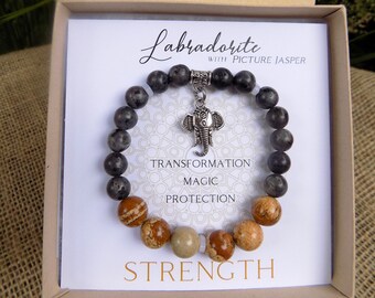 Labradorite Inspirit Energy Bracelet - STRENGTH