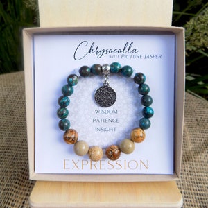 Chrysocolla Inspirit Energy Bracelet EXPRESSION image 1