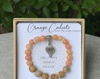 Orange Calcite Inspirit Energy Bracelet - POTENTIAL