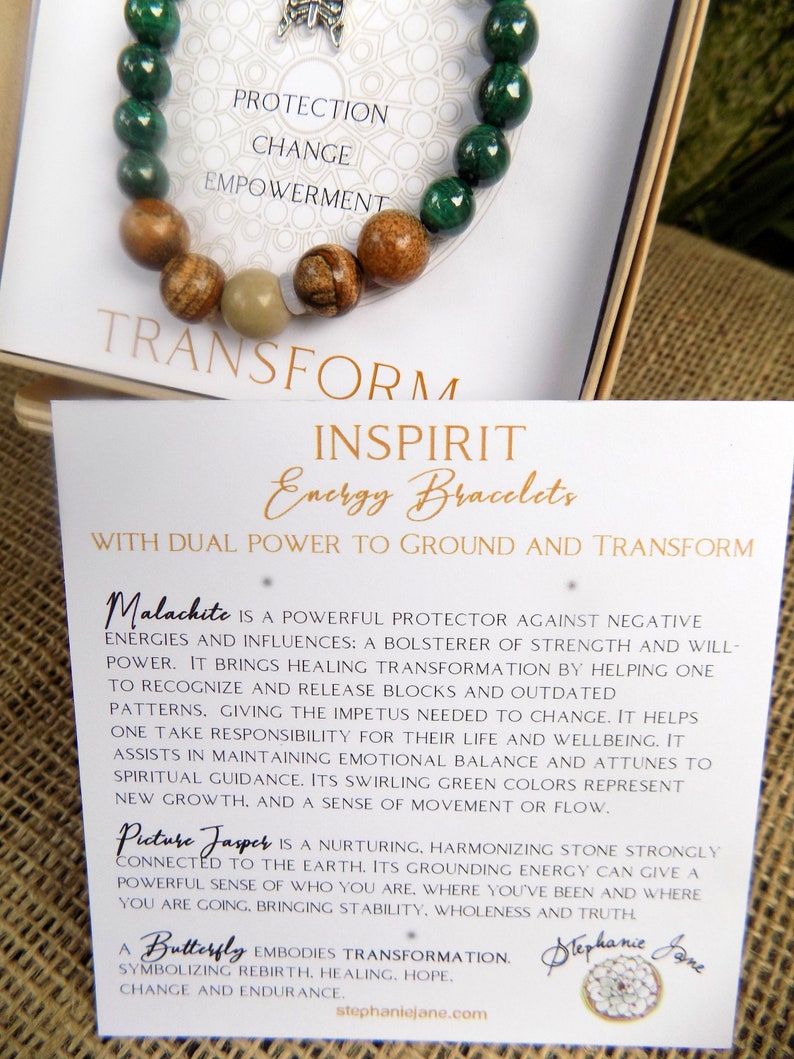 Malechite Inspirit Energy Bracelet TRANSFORMATION