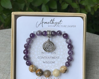 Amethyst Inspirit Energy Bracelet - SPIRIT