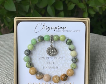 Chrysophase Inspirit Energy Bracelet - COMPASSION