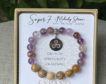 Super 7 (Melody Stone) Inspirit Energy Bracelet - EXPAND