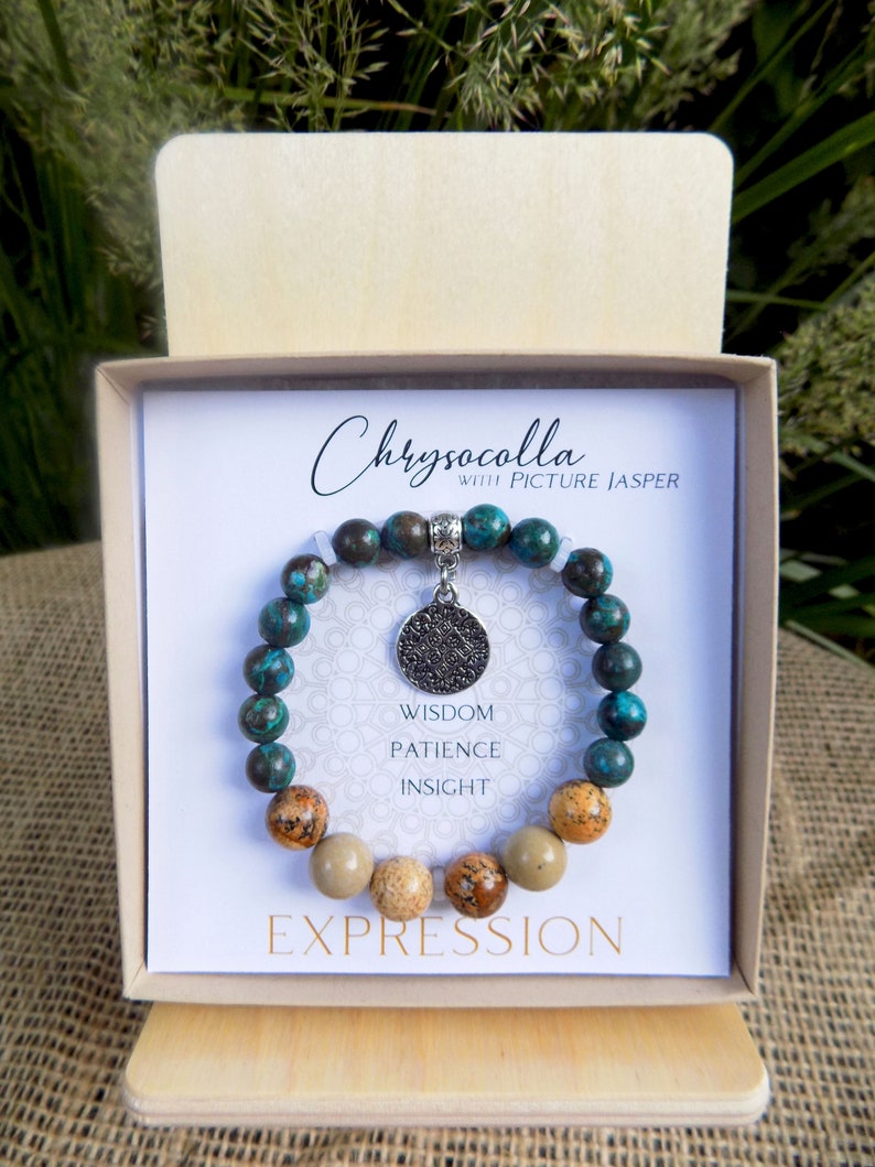 Chrysocolla Inspirit Energy Bracelet EXPRESSION image 1