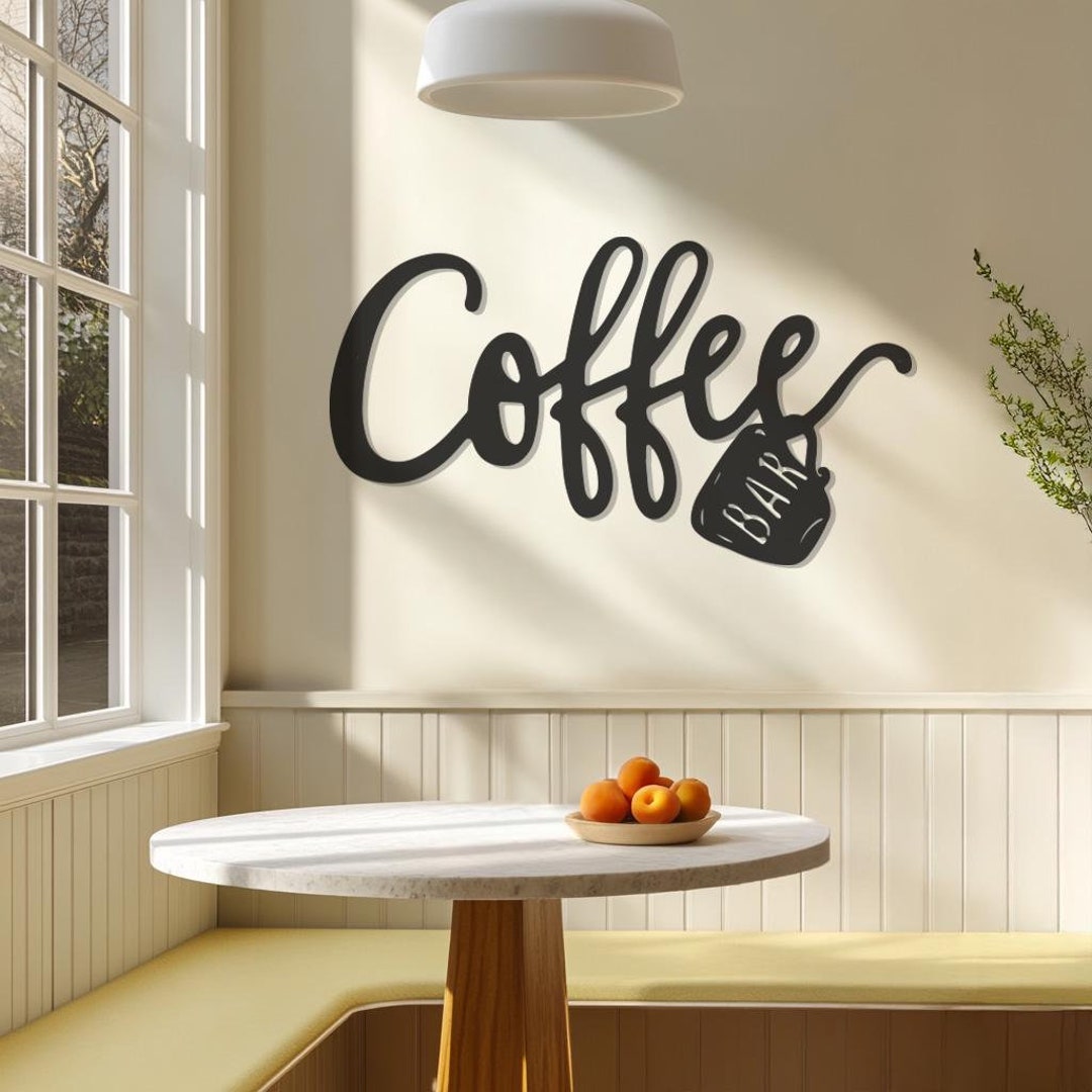 Decorazione adesiva da muro bar, stickers murali caffè | Arredi Murali