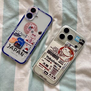 Kawaii Maneki Neko iPhone Case: Japanese Anime Lucky Cat Tokyo Medley image 2