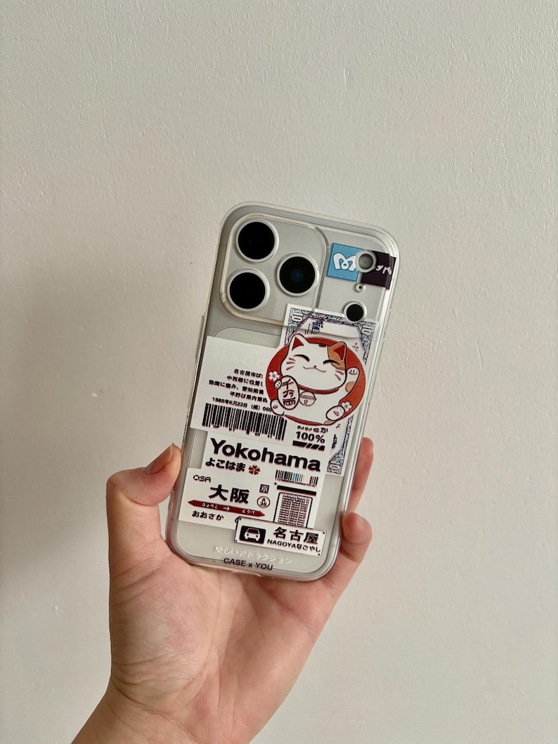 Kawaii Maneki Neko iPhone Case: Japanese Anime Lucky Cat Tokyo Medley image 17