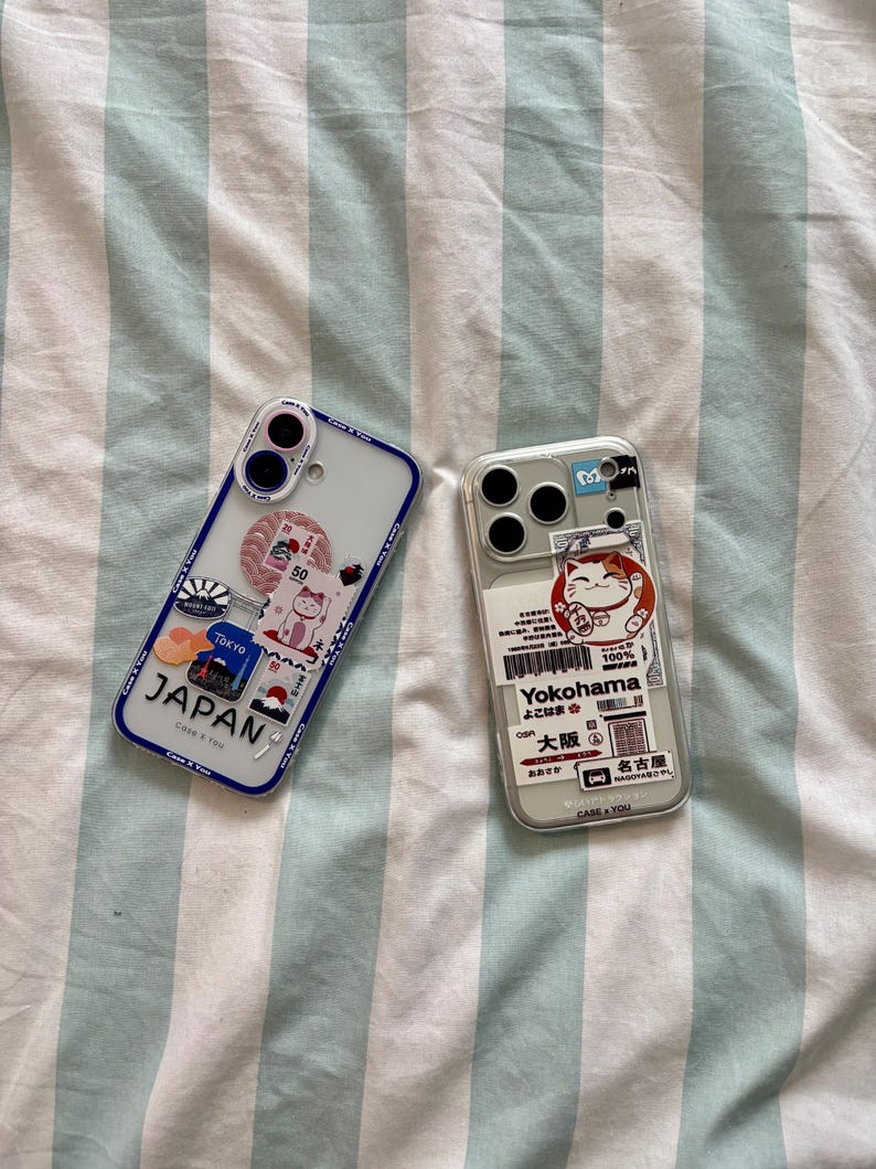 Kawaii Maneki Neko iPhone Case: Japanese Anime Lucky Cat Tokyo Medley image 3