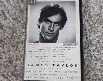 James Taylor JT Cassette Tape 1977 Columbia Your Smiling Face Handy Man