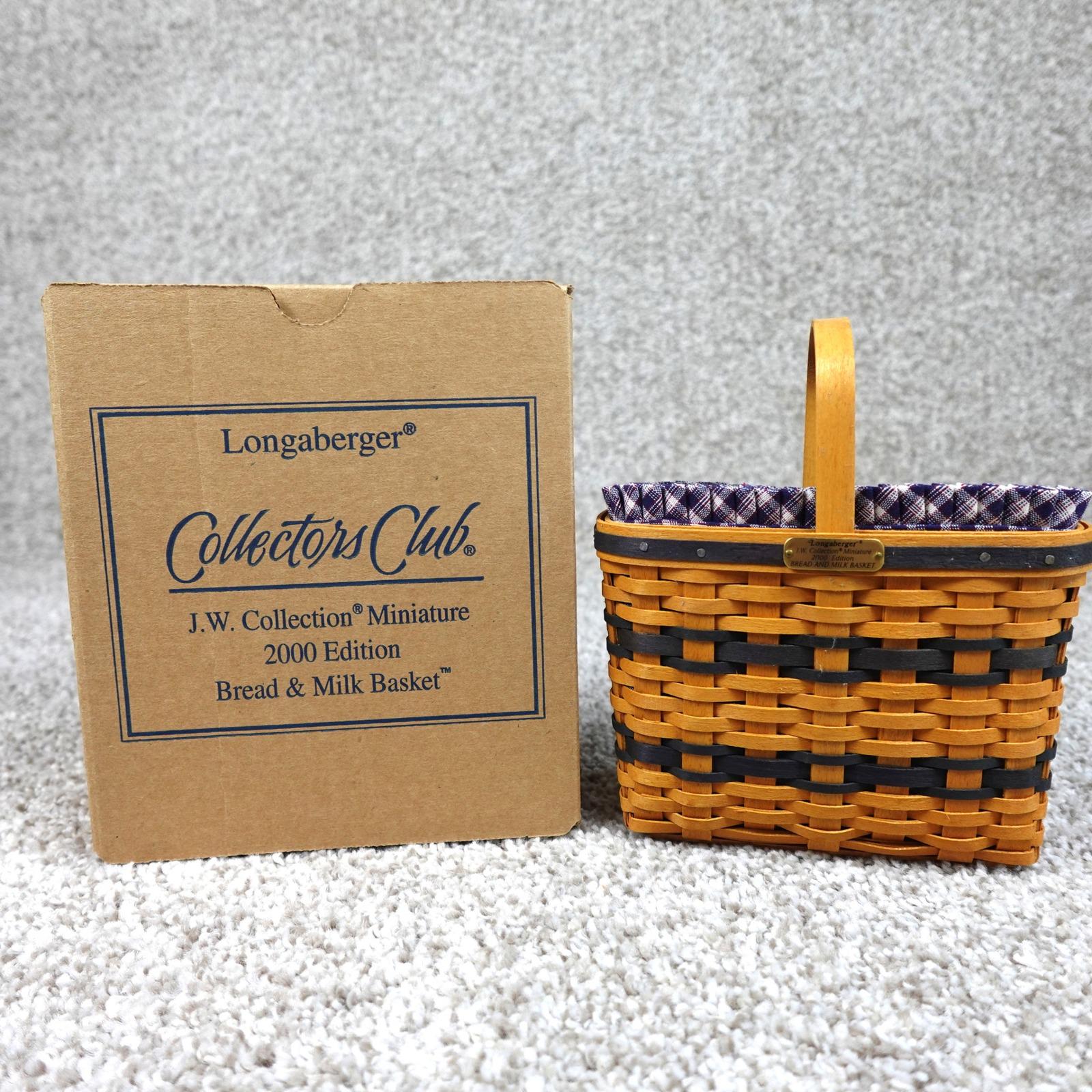 Longaberger Bread and Milk Miniature - Etsy